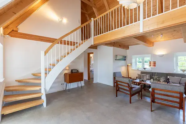 Sitzbereich am Kamin